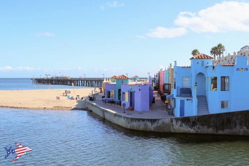 Capitola Beach con il Capitola Wharf
