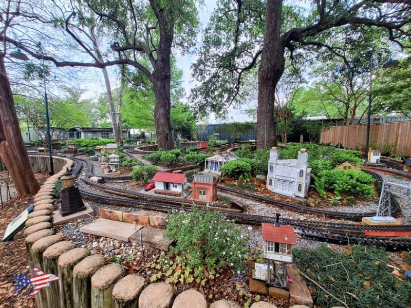 Historic New Orleans Train Garden