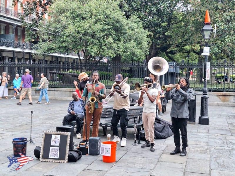 quartiere francese musicisti di strada jazz