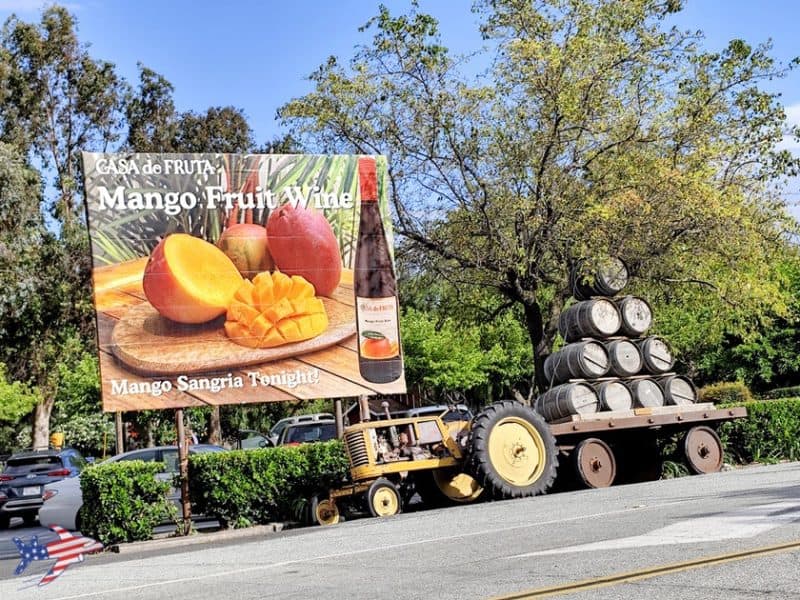 vino alla frutta california