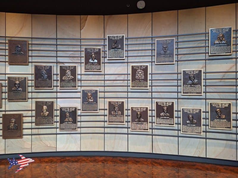 Country Music Hall of Fame rotunda targhe
