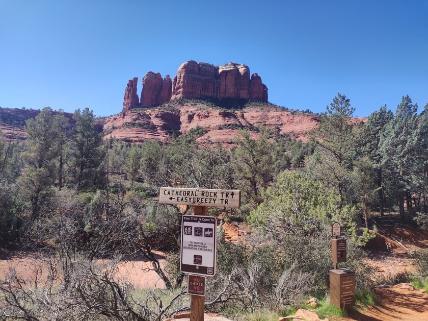 cathedral rock trail cathedral rock trail