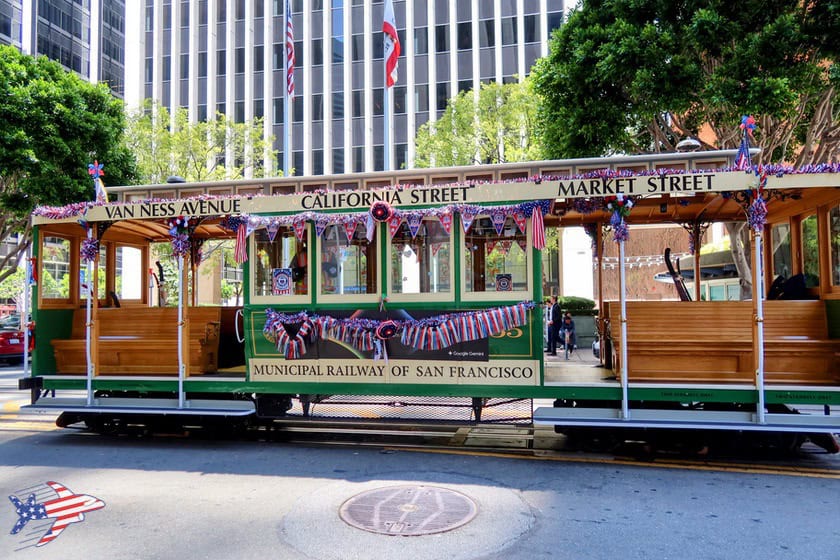 Cable Car San Francisco California Street