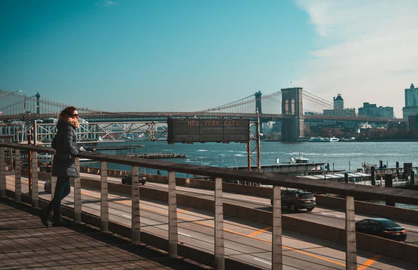 Ponte di Brooklyn visto da Elevated Acre