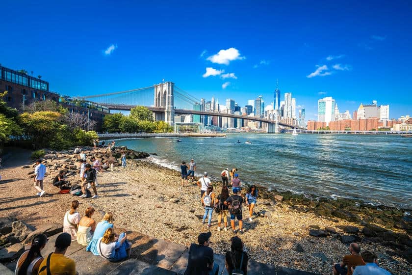 Ponte di Brooklyn visto da Pebble Beach