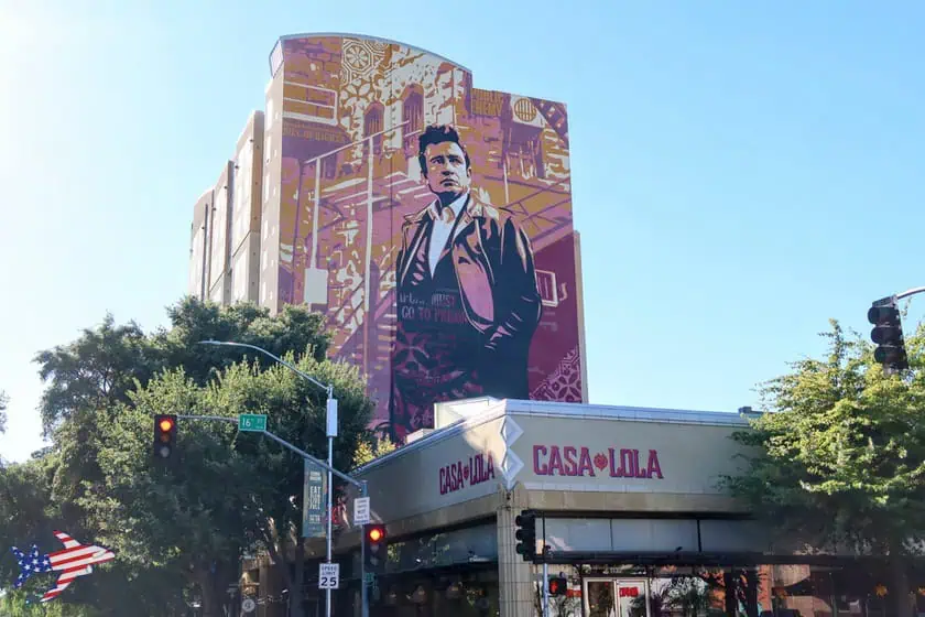 Sacramento - Murale Johnny Cash