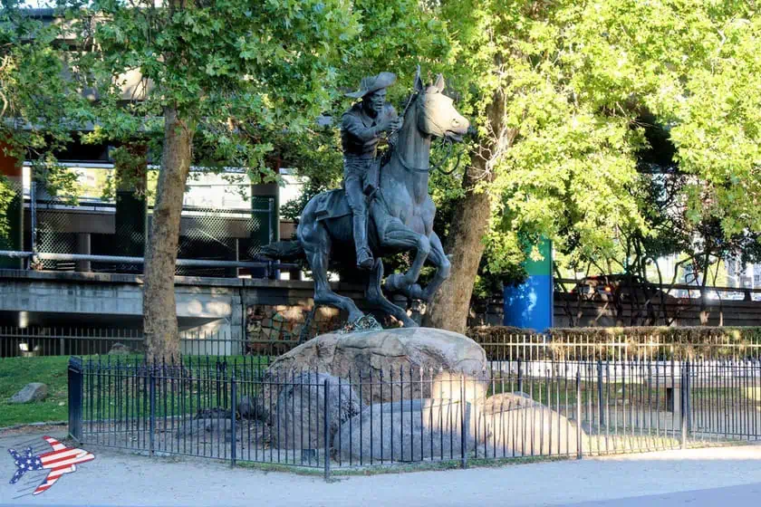 Sacramento Old Town - Pony Express Statue