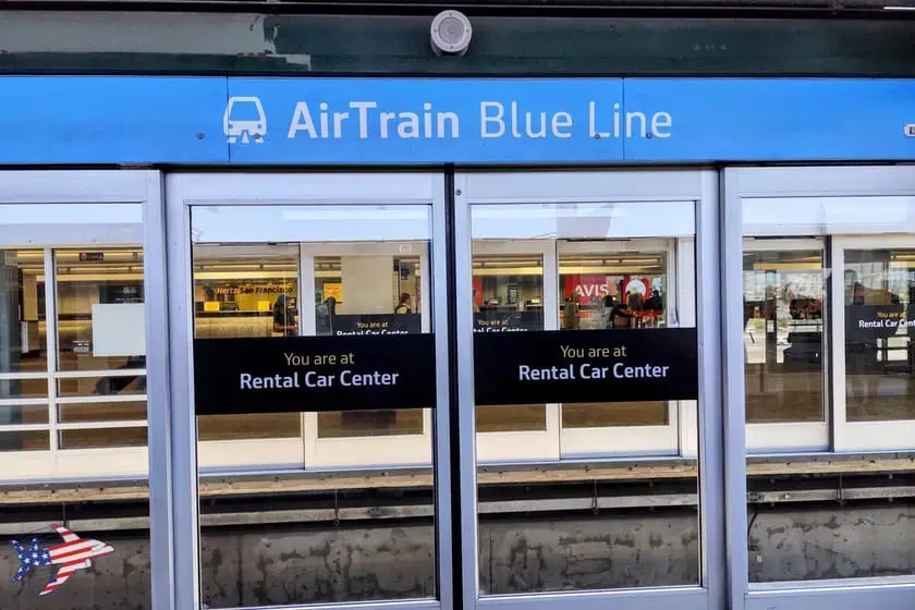 AirTrain aeroporto San Francisco fermata