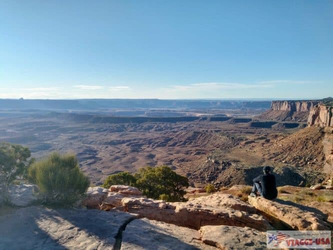 orange cliffs overlook