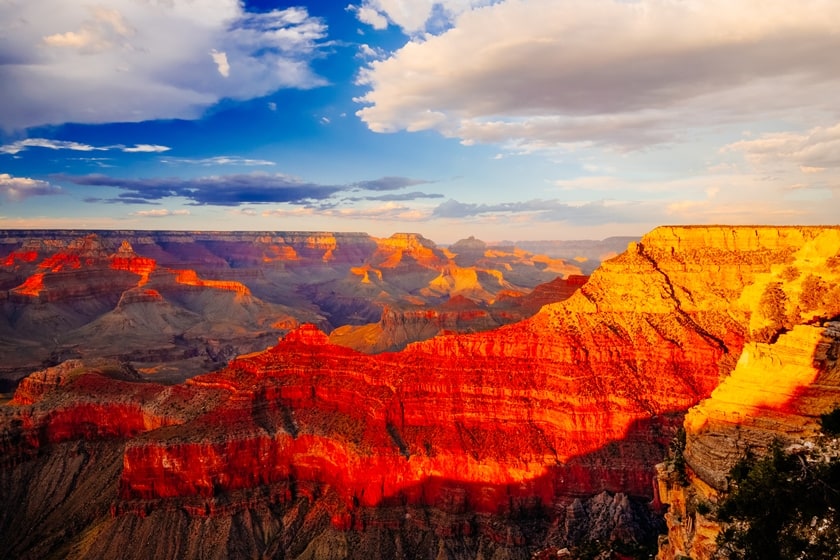 Alba o tramonto al Grand Canyon