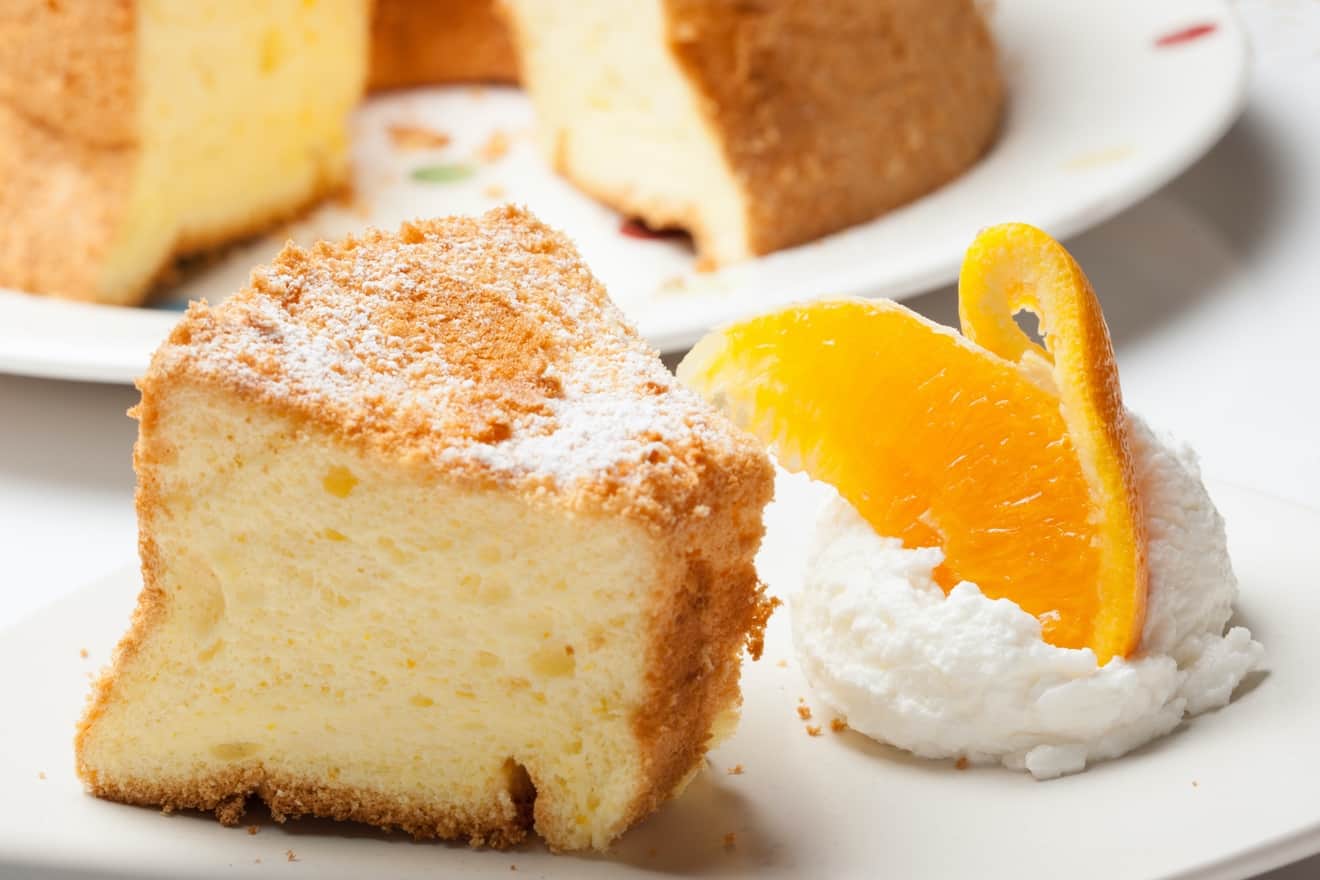 ricetta chiffon cake arancia