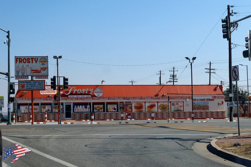 Bakersfield dove mangiare Frosty Fast and Fresh Burgers