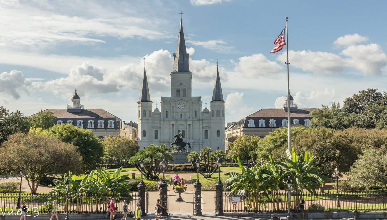 New orleans St Louis Cathedral e piazza