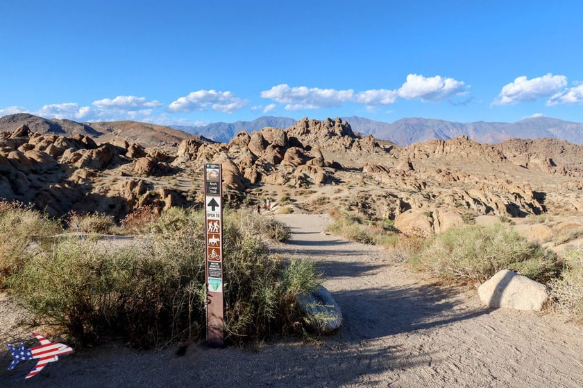 Alabama Hills - Arch Loop Trail sentiero