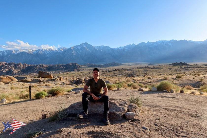 Alabama Hills - Iron Man Jericho Scenic Overlook - Foto Andrea