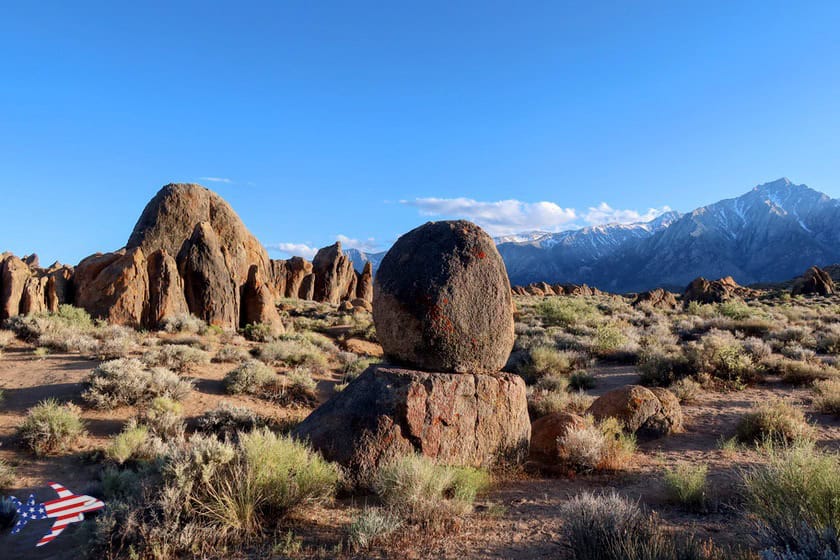 Alabama Hills - Roccia vicino al Boot Arch