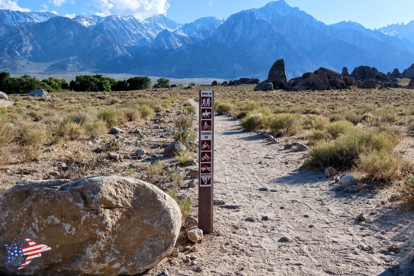 Alabama Hills - Shark Fin sentiero 2