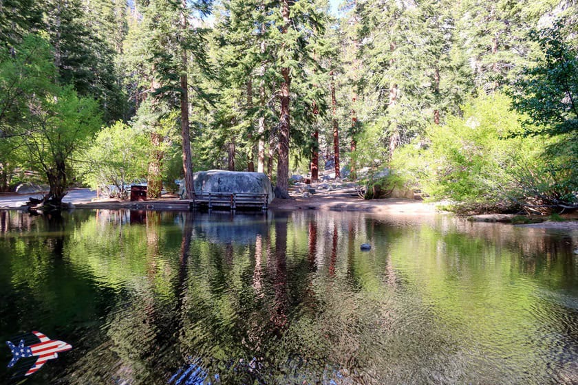 Whitney Portal Road - Lago al Whitney Portal Village