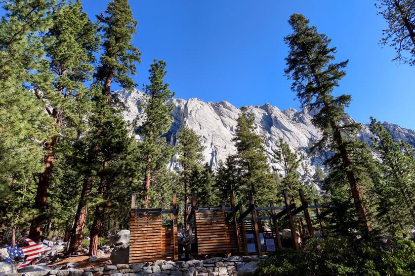 Whitney Portal Road - Vista dal Whitney Portal Village