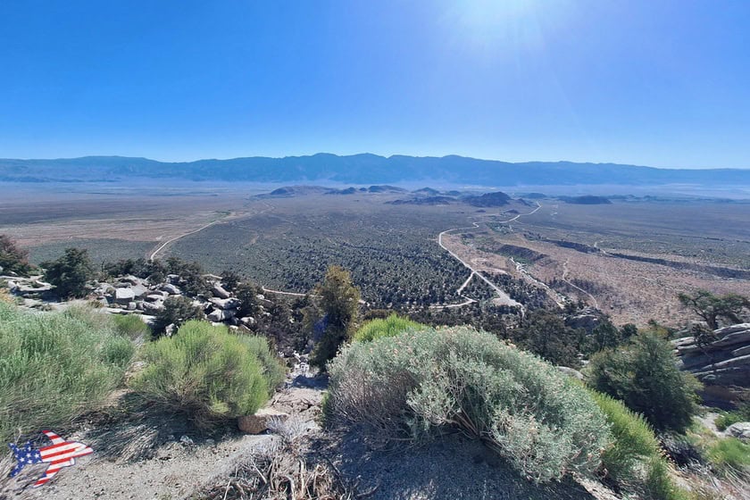 Whitney Portal Road - Vista sulle Alabama Hills