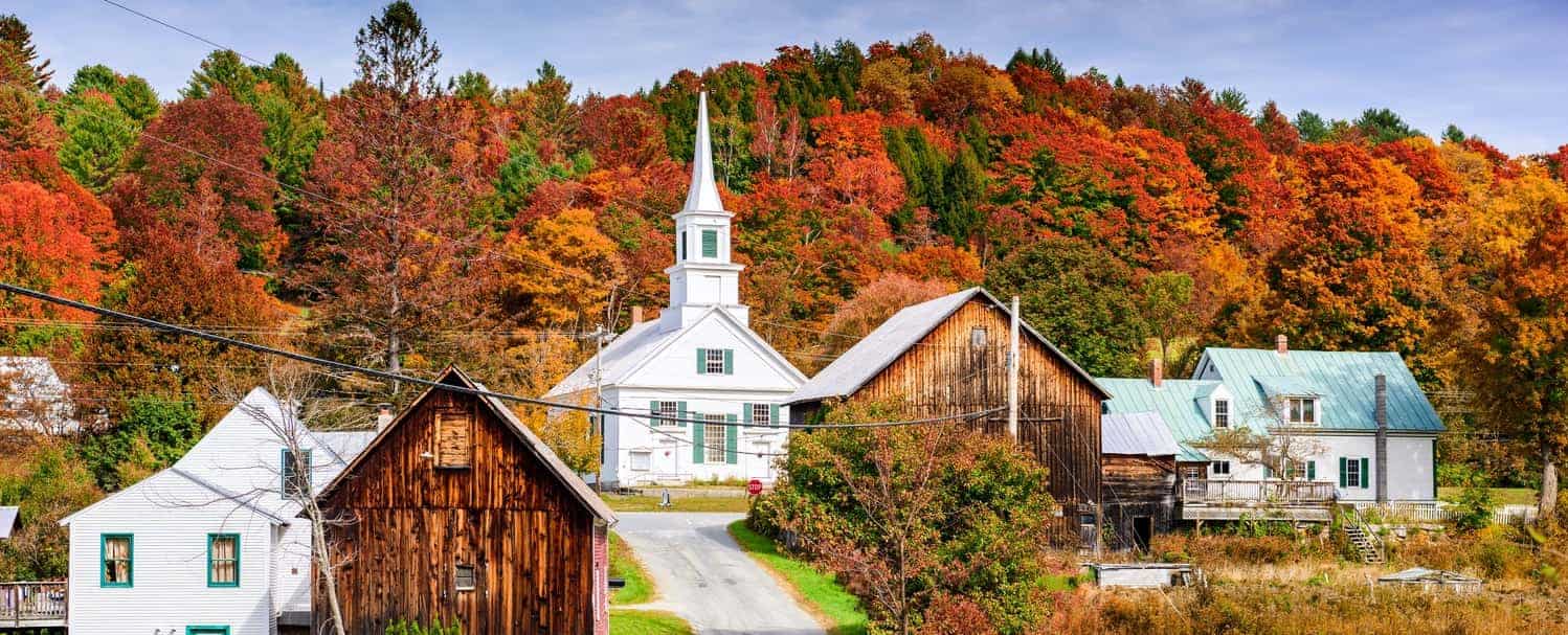 New England Vermont foliage