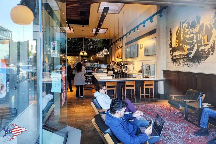 Marina District dove mangiare - Peet's Coffee interno