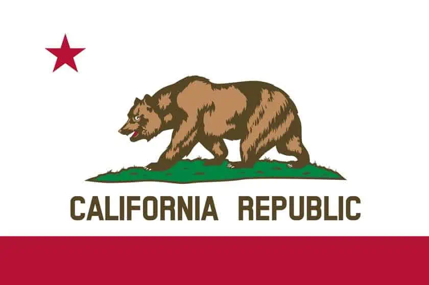 bandiera california