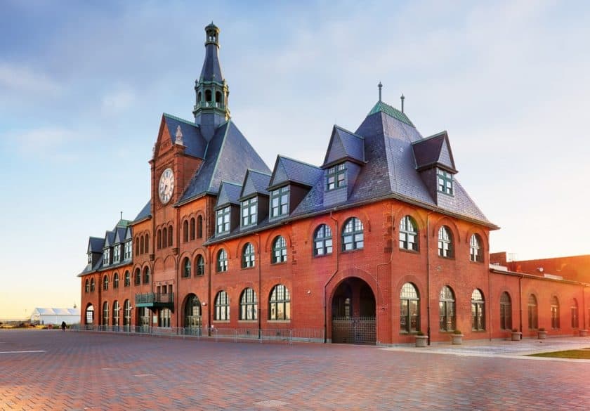 Central New Jersey Railroad Terminal building
