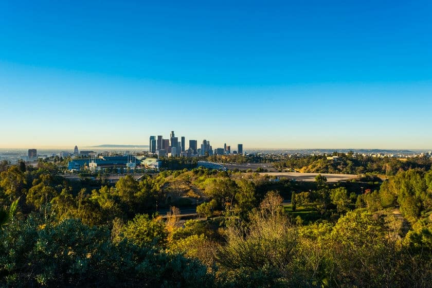 Panorama da Elysian Park Los Angeles