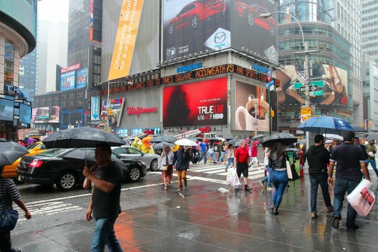 cosa fare a new york quando piove