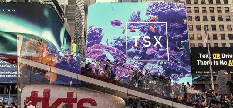 TSX Broadway Times Square schermo
