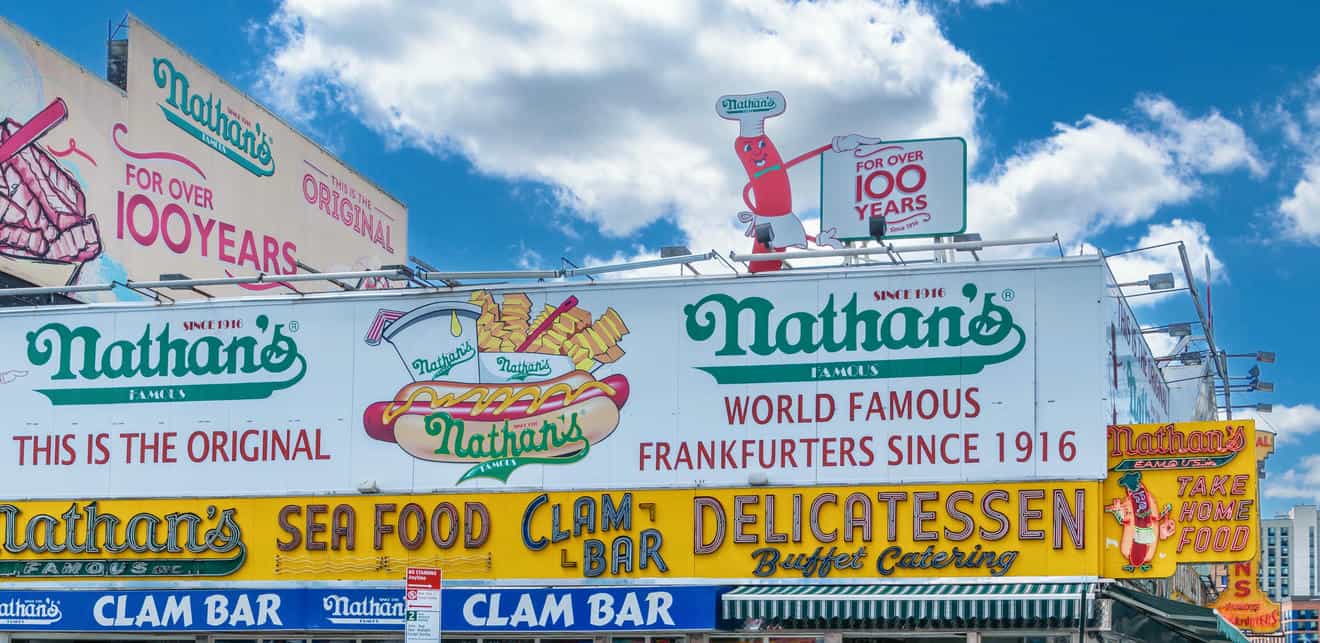 Nathan's Famous Hot Dog Coney Island