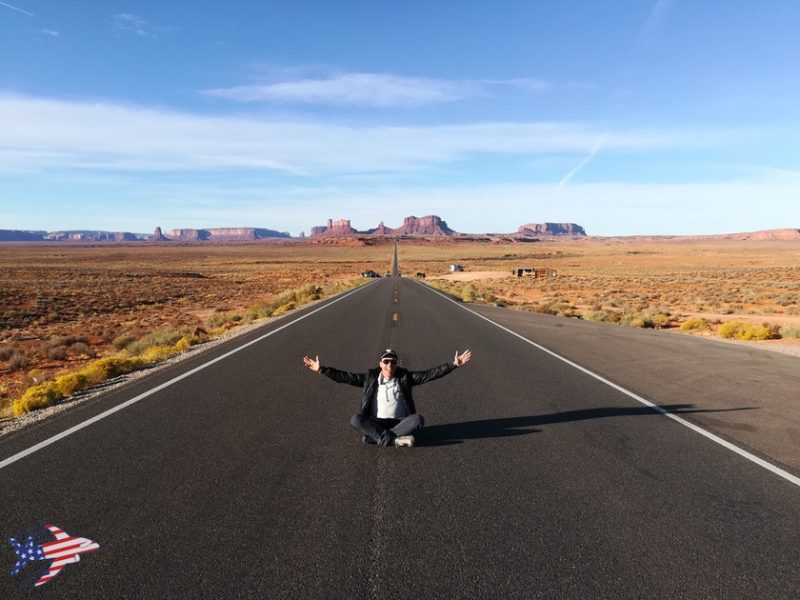 Andrea Cuminatto al Forrest Gump Point