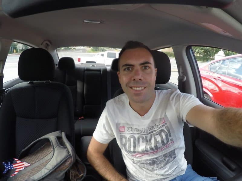 Andrea Cuminatto on the road in California da San Diego