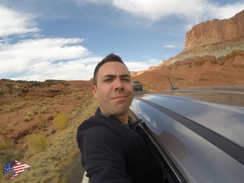 Andrea Cuminatto on the road in USA 2