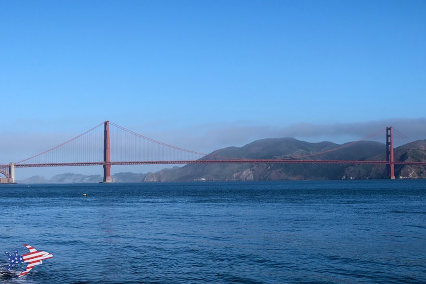 Golden Gate San Francisco visto dal Wave Organ