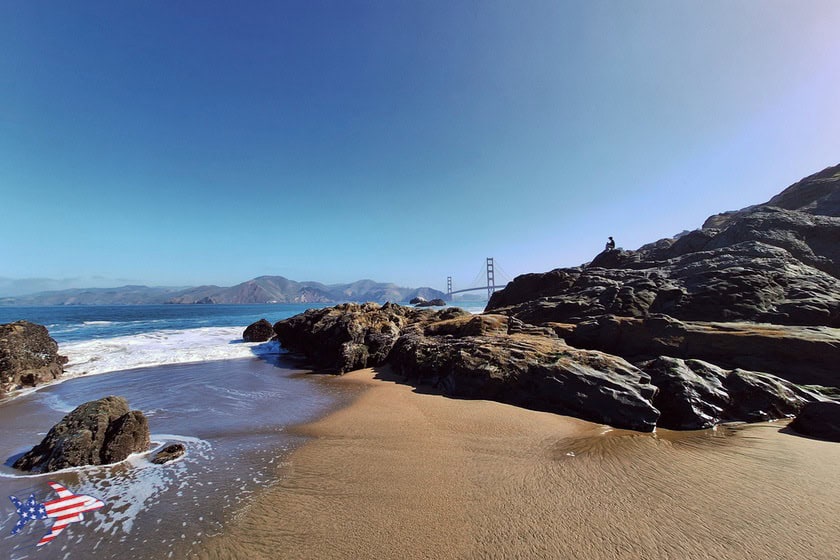 Baker Beach - scogli