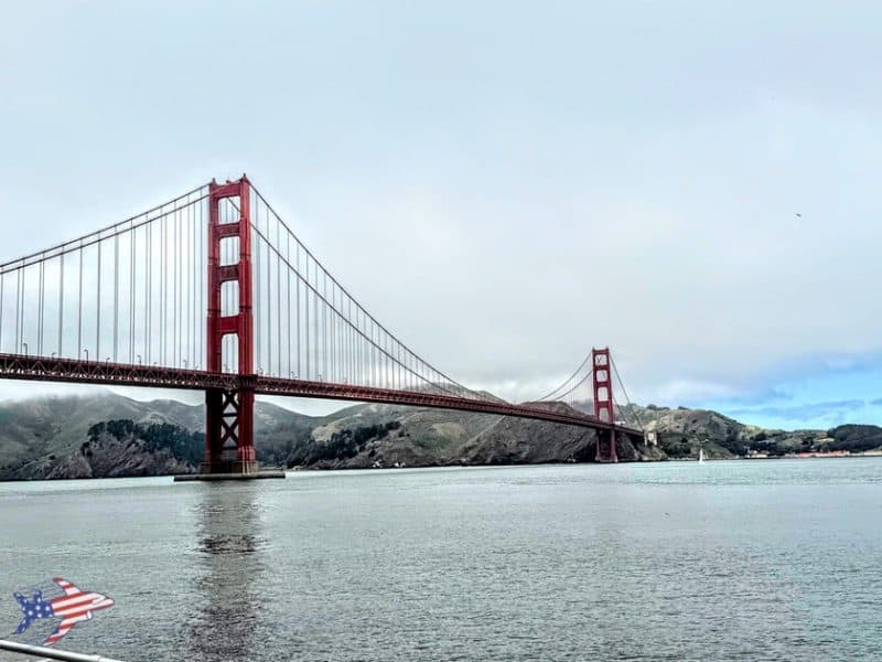 Vista sul ponte Golden Gate