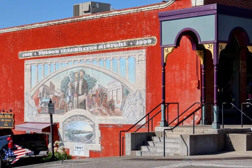 Folsom Historic District murale