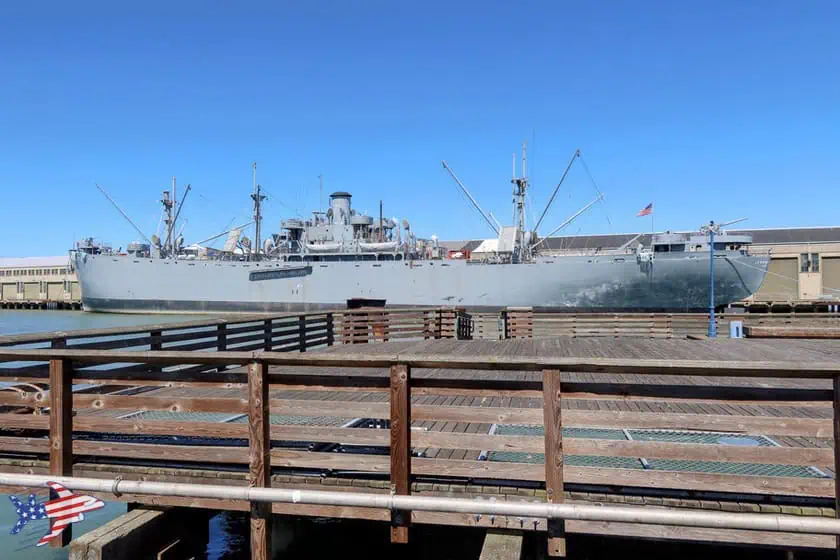 SS Jeremiah O'Brien ormeggiata