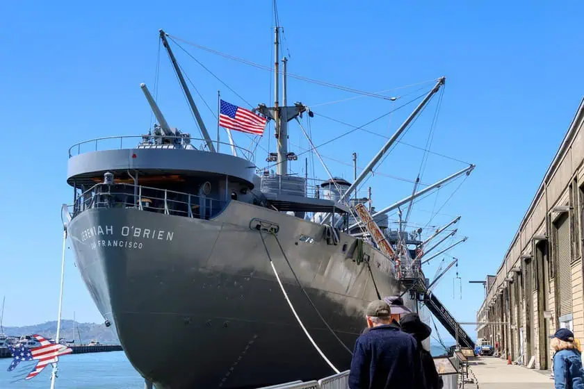 SS Jeremiah O'Brien visita